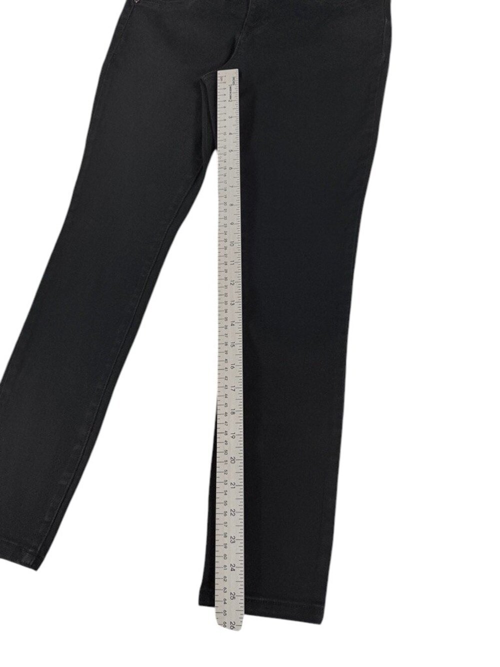 1822 Denim Black Skinny Stretch Jeans Women Size 4 Mid Rise Classic - Picture 10 of 13